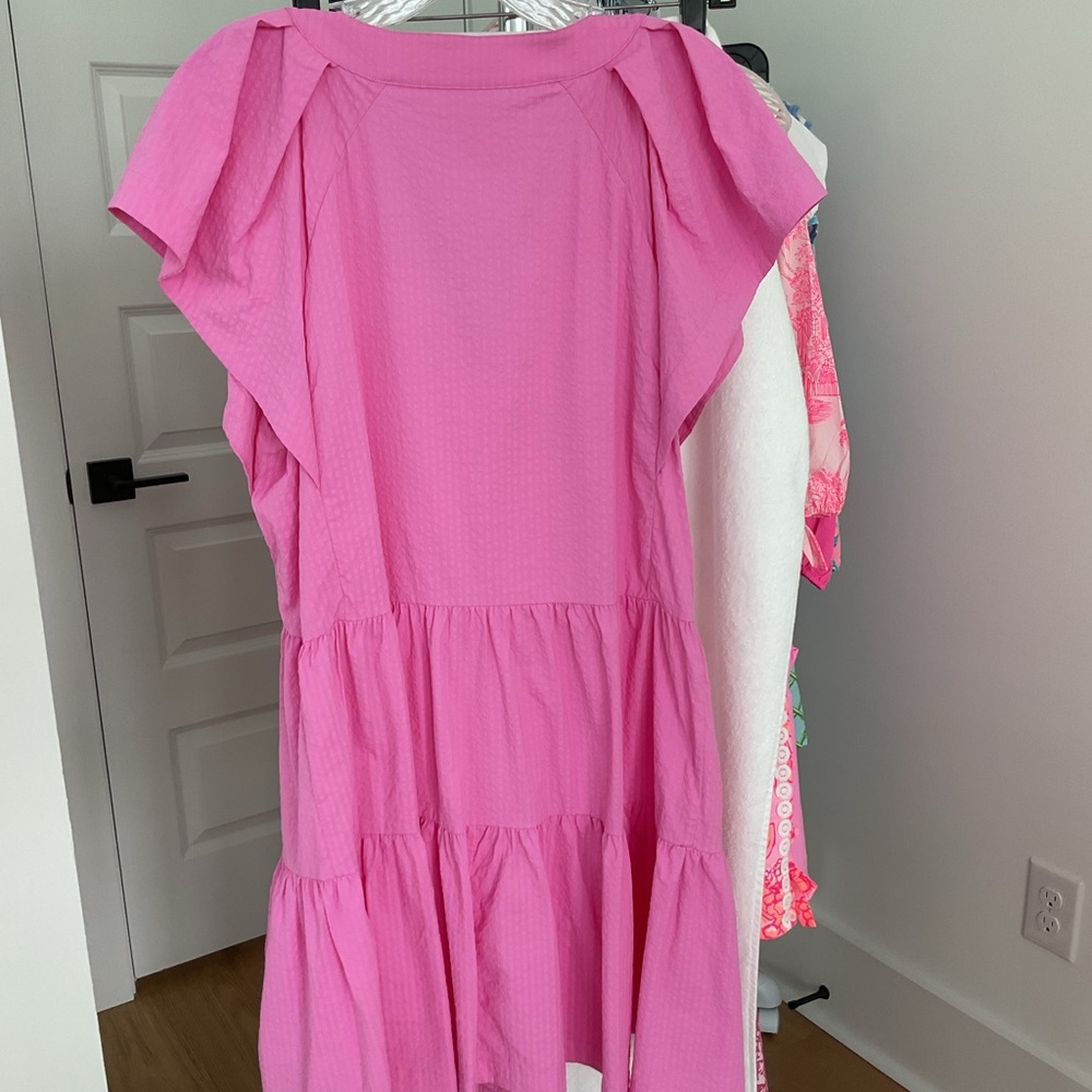 Vineyard Vines Sophie Harbor Performance Dress, Pink, Medium - Picture 3 of 3
